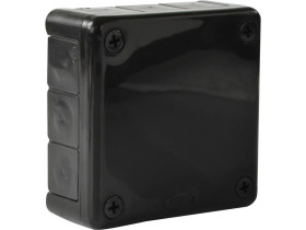 Puszka n/t herm. 98x98x42 czarna IP55 /10