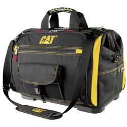 CAT 980199N Tool Bag 56 Pockets Clear Compartment Padded Strap