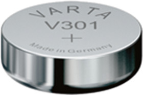 Silver oxide-button cell, SR43, 1.55 V, 115 mAh, 00301 101 111