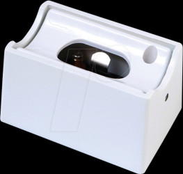600861508 Lamp holder S14s, metal, white