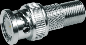 100023641 BNC plug/F socket adapter