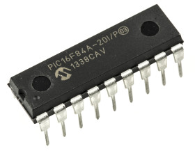 Mikrokontroler Microchip PIC16F PDIP 18-pinowy Otwór przezierny PIC 1024 x 14 słów, 64 x 14 słów 8bit CAN: 20MHz RAM:68