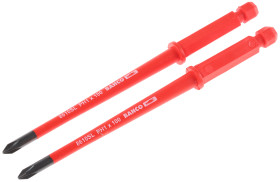 Końcówka wkrętaka rozmiar końcówki: PH1 Phillips Bahco długość ostrza: 100 mm Ostrze wkrętaka