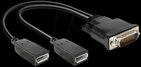 65354 DMS-59 plug > 2 x DP socket, 25 cm