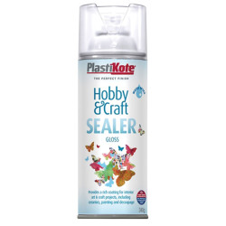 PlastiKote 440.0414003.076 4143 Hobby &amp; Craft Sealer Spray Clear Matt 400ml
