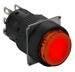 Przycisk okr. czerwony O 16, kryty z sam. powr., 1 OC XB6EAA41P