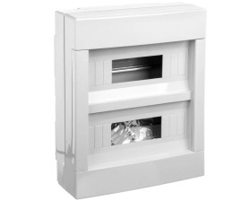 Rozdzielnica modułowa 2x12 natynkowa bez drzwi seria 610 IP40 280x350x100 szara EC61024