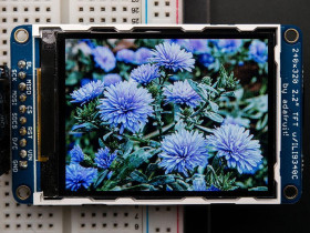 Adafruit 2.2" 18-bit color TFT LCD display with microSD card breakout