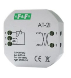 Przetwornik pomiarowy temperatury -50-100st.C prądowy 4-20mA 24V DC Max-AT-2I