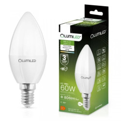 Żarówka LED ŚWIECA B35 E14 8W = 60W 806lm 4000K Neutralna 180 LUMILED