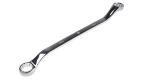 Klucz Oczkowy Odgięty, Roz. 30 X 32 Mm, Dł. 462 Mm, Materiał: Stal...