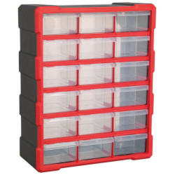 Sealey APDC18R Cabinet Box 18 Drawer - Red/Black