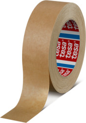 Masking tape, 15 x 0.17 mm, temperature resistant, paper, brown, 50 m, 04309-00010-01