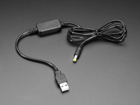 Adafruit USB to 2.1mm DC Booster Cable - 9V