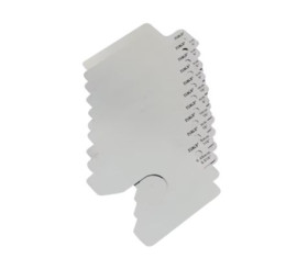 Zestaw podkładek regulacyjnych SKF grubość 0.7mm Stal nierdzewna długość 75mm Srebrny