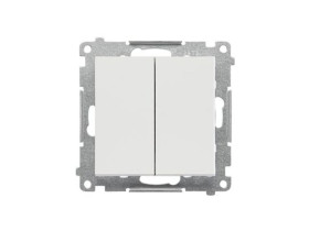 SIMON 55 Wyłącznik zwierny przycisk poczwórny szybkozłącza jasnoszary mat TP4.01/114 KONTAKT SIMON