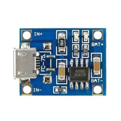 Ładowarka Micro USB 1000mA na Li-pol 1S (3,7V) - TP4056