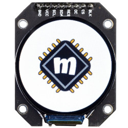 Okrągły Wyświetlacz TFT IPS 1,28" GC9A01 240x240px SPI czarny