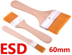 Pędzel antystatyczny ESD drewniany 60mm 170mm czyszczenie elektroniki