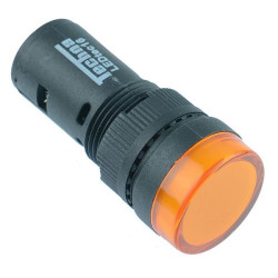 Yellow 16mm LED Pilot Indicator Light 12V