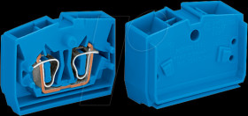 264-354 4-conductor centre terminal, up to 2.5 mm², bl