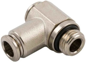 Adapter gwintowany typu Banjo gwint – rura, W przypadku gdy w przypadku gdy nie, 6, Wciskane 6 mm, M5, Mosiądz