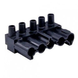 Złączka wtykowa elektryczna BCS-5/M-N (męska 5-polowa czarna)