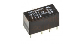 5 Volt dc 2A DPDT PCB relay (MT2C93401) - TI Connectivity
