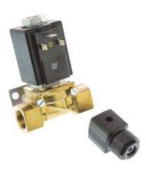 Zawór elektromagnetyczny 230 V AC Burkert 2-drogowy G żeńskie 1/2 cala 1/2cal NC