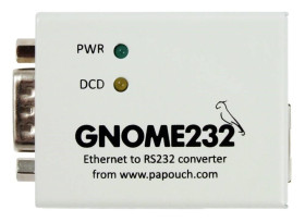 Konwerter GNOME232 Ethernet-RS232 (nieizolowany 5-30 V DC)