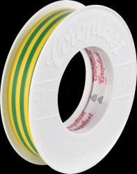 2068 VDE Electrical insulation tape, 25 m, 19 mm, green-yellow