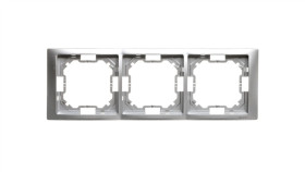 Simon Basic Neos Ramka Potrójna Srebrny Matowy Bmrc3/43
