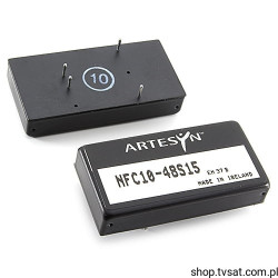 NFC10-48S15 DHT C-DC 72V to 15V 0.66A Converter THT ARTESYN