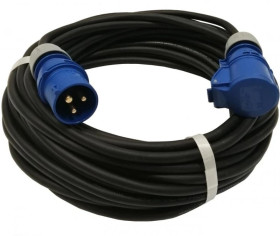Przedłużacz kempingowy elCORD CEE 16A-3 230V IP44 30m H07RN-F 3G2,5 (gumowy OPD) z wt. i gn. CEE 16A-3P 30J26300