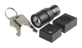 Wyłącznik kluczykowy IP65, 5 A przy 250 V AC 2-Way, -25 → +55°C