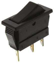 Przełącznik kołyskowy Wł.-wył.-wł. Nie 16 A SPST Czarny IP40 Arcolectric (Bulgin) Ltd