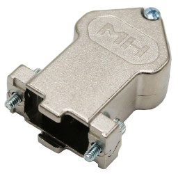 Osłona tylna D-Sub 9 -pinowe Cynk Kątowy MH Connectors Standard D-Sub E