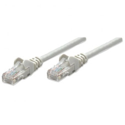 Patch Cord Cat5E UTP 0,5M Szary 100 Miedź 318228