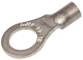 Zacisk oczkowy rozmiar przewodu 1.65mm² Ø , M5 izolowany średnica wew 5mm Szary TE Connectivity