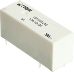Przekaźnik miniaturowy do obwodów drukowanych wys. 12,5mm 1P 10A 250V AC/10A 30V DC, 9V DC IP67 RM12N-2011-35-1009 2614989