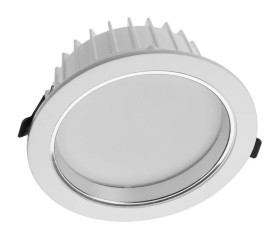 Oprawa LED SOLERO II typu downlight 18W 4000K 1350lm AC230V RA80 IP54 kąt świecenia 120st. 4000K wpuszczana biały LD-SO218W-NB