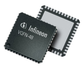 Mikrokontroler Infineon Cortex LQFP 48-pinowy Montaż powierzchniowy ARM Cortex M0 64 kB 64bit 40MHz Flash