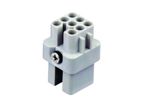 Moduł złączy dużej mocy TE Connectivity 10A 8+PE Połączenie zagniatane Wciskane Proste