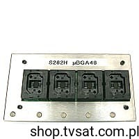 CBG048-050B BGA 48 Ball TEST Socket BGA48TH TI
