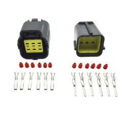 Złącze motoryzacyjne ECONOSEAL kpl. wtyk+gniazdo 6pin / 013413