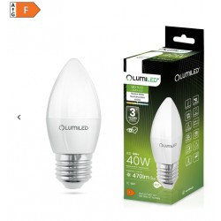 LUMILED ŻARÓWKA LED ŚWIECA 5W E27 470LM NB
