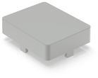 Aperture, rectangular, (L x W x H) 17.35 x 14 x 5.5 mm, light gray, for short-stroke pushbutton, 5.46.681.002/0700