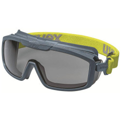 uvex 9143283 i-guard&#x2B; safety goggles grey yellow robust UV400&#x4FDD;&#x62A4;