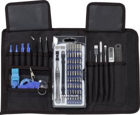 Zestaw precyzyjnych narzędzi serwisowych 76 elementów