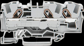 2006-1301 3-conductor feed-through terminal, 41 A 0.5 - 6.0 mm² grey